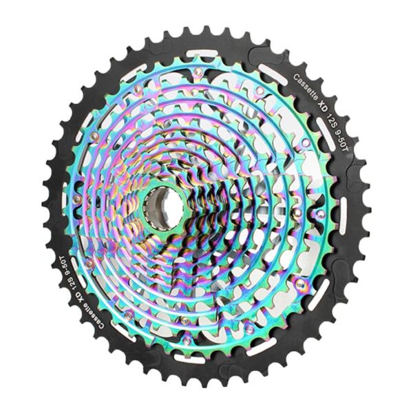 DJC MTB Cassette Freewheel 11s 9 46T for Sram SX NX GX XX1 Eagle 9 46T 50T 10 52T Ultralight Flywheel Mountain Bike Upgrade your mountain bike with the DJC MTB Cassette Freewheel designed for XD/XDR 11 Speed systems. This ultralight freewheel is made from high-stiffness Cr-Mo steel with CNC integrated processing. Available in black, oilslick, golden, or silver, this model is compatible with Sram Eagle SX NG GX XX1 XD/XDR. Choose from 11-speed options like 9-46T or 9-50T, and 12-speed options including 9-46T, 9-50T, 10-50T, or 10-52T. Enhance your riding experience with this durable and efficient freewheel.