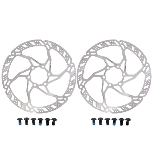 DJC Stainless Steel Bike Brake Disc Rotor 160 180 203mm 6 Bolts Road MTB Electric Scooter Enhance your bike's performance with DJC Bike Brake Disc Rotor. Available in 160mm, 180mm, and 203mm sizes, each rotor is made of high-strength stainless steel for durability and lightweight design. Easy to install with 6 bolts, perfect for MTB, road bikes, and electric scooters.