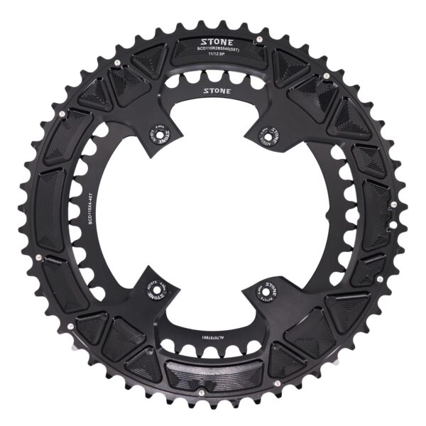 DJC Stone 110BCD Road Bike Chainring for Shimano 105 R7000 R8000 R9100 Double Chainring 4 Arms 2X Round 52 36T 53 39T 54 40T 50 34 48 33T 5800 6800 Upgrade your road bike with DJC Stone 110BCD Chainring. Compatible with Shimano 105, Ultegra, and more. High-strength Aluminum, precise CNC processing for best performance.