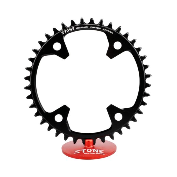 DJC Stone 123BCD Round Bike Chainring 38T for Campagnolo Ekar Crank Upgrade your biking experience with the DJC Stone 123BCD Round Bike Chainring designed for Campagnolo Ekar Crank. This high-strength aluminum chainring offers the best stiffness and endurance. Only compatible with Campagnolo Ekar C13 chain, this chainring ensures precise and efficient performance. Get ready for an enhanced cycling adventure!