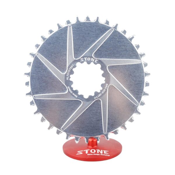 DJC Stone Bike Chainring Aero 3mm Offset Sram GXP Dub NX GX Eagle X9 X0 XX1 X01 28t 30t 32 34t 36 38t 40t Upgrade your bike with the DJC Stone Bike Chainring. Compatible with Sram XX1/XX1 Eagle and more, this chainring offers precise CNC processing for optimal stiffness and endurance. Available in anodized black, red, or silver.