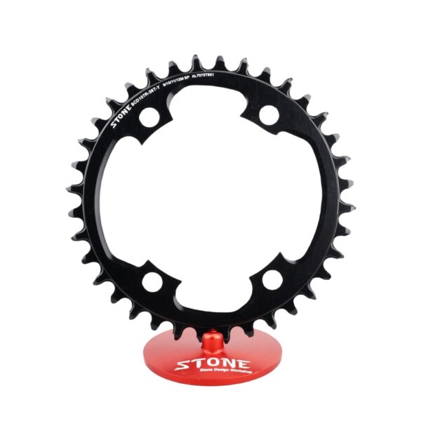 DJC Stone Round Chainring 107BCD Sram Rival Crankset Road Bike 34 60T AXS Flattop Upgrade your cycling with DJC Stone Round Chainring for Sram Rival Crankset. Available in sizes 34-60T, precision CNC processed from Aluminum 7075-T651 for durability. Fits 107 BCD Sram Rival 4 arms crankset. Package includes 1 Chainring and 4 Aluminum bolts.