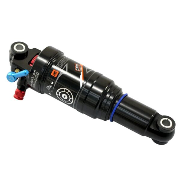 DNM AOY 38RC 165x35mm Mountain Bike Air Rear Shock with Lockout ST2247 Black Adjustable Lightweight Enhance your bike's performance with the DNM AOY-38RC Rear Shock. Adjustable rebound, lockout, and air pressure. Lightweight at 275g. Perfect for XC/Trail riding.