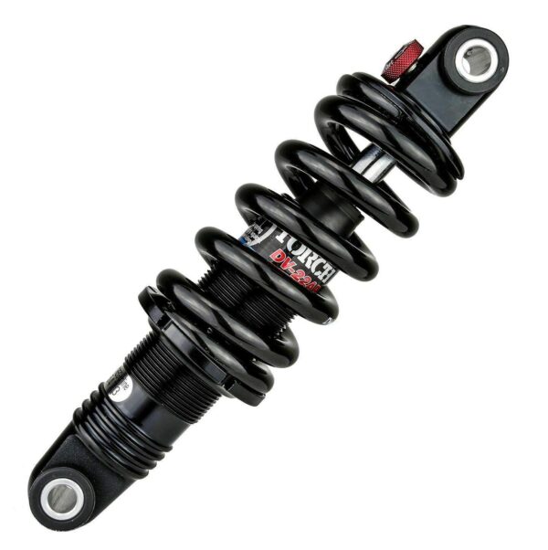 DNM Damping 2 System Mountain Bike Rear Shock ReboundPreload 750lbs 190mm Coil Spring Enhance your biking experience with the DNM Damping 2 System Mountain Bike Rear Shock. Featuring a 750lbs spring rate, adjustable rebound/preload, and high-quality construction, this shock ensures a smooth ride for XC and AM styles.