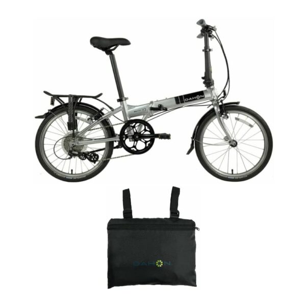 Dahon Mariner D8 Folding Bike Brushed Lightweight Bundle Discover the limited edition Dahon Mariner D8 Folding Bike in brushed alloy, a high-quality, lightweight bike at an affordable price. Ideal for multi-modal urban transport with portability and aluminum V-Brakes.