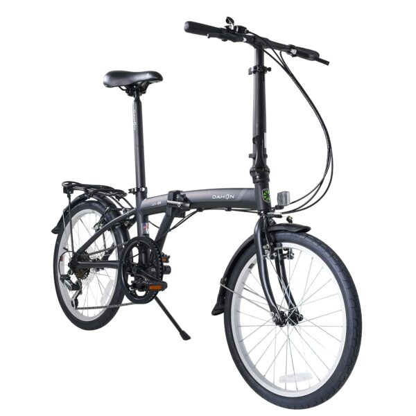 Dahon SUV D6 Lightweight Folding Bike 6 Speed Gears Aluminum Frame 20 Kenda Tires Experience the DAHON Advantage with the SUV D6 Folding Bike. Adjustable handle & seat for comfort. Durable aluminum frame, 6-speed derailleur for cruising, Kenda tires for grip.