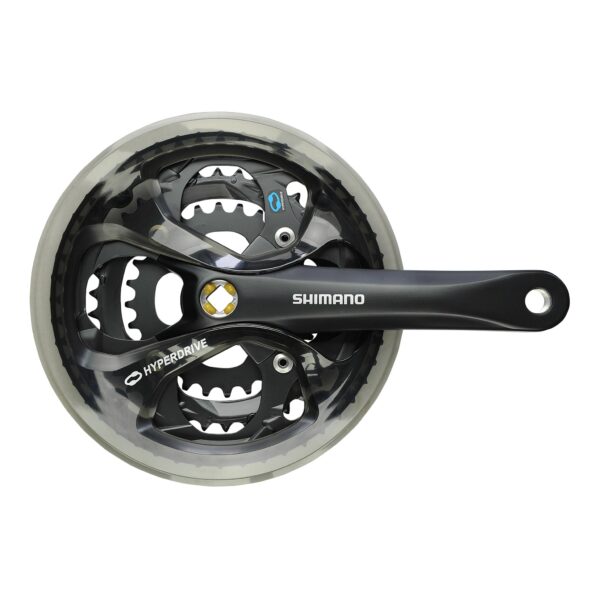 Deore LX Crankset for Tandem Left SHIMANO 175mm 483828 Teeth Enhance your off-road adventures with the SHIMANO Deore LX Crankset for Tandem Left. This 7/8-speed chainset features a durable design with a 175mm crank arm length and 48/38/28 teeth gradation. Enjoy smooth hyper drive shifting performance and chain protection ring compatibility for a reliable ride.