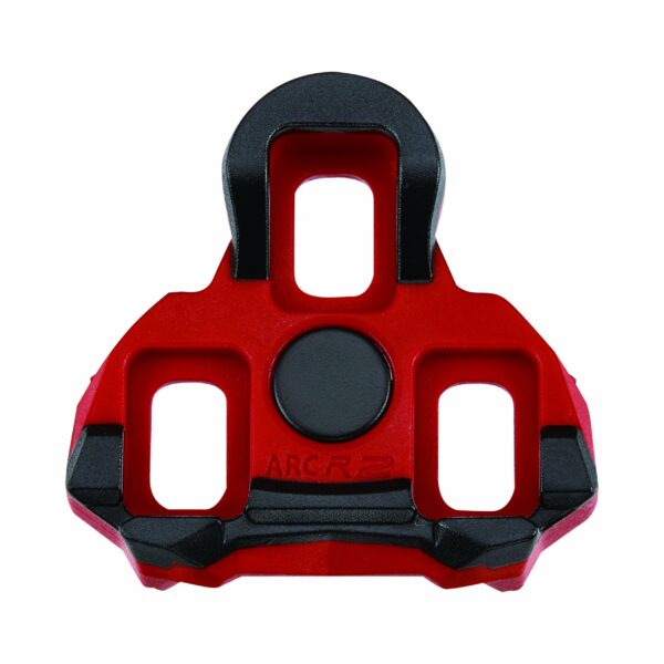 E ARC R2 Road Bike Cleat Red by Exustar LOOK Keo Compatible 6° Float Lightweight Enhance your cycling performance with the Exustar E-ARC R2 Road Bike Cleat. Featuring a lightweight thermoplastic body with TPU pads, 6° float, and compatibility with LOOK Keo system PR1, PR2, PR3, PR16, PR17. Upgrade your ride today!