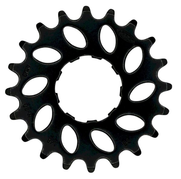 E Bike 20t Nuvinci Sprocket Chromalloy Steel KMC Size 18 Bosch Compatible Upgrade your e-bike with the durable KMC 20t Nuvinci Sprocket made of high-end Chromalloy steel. Compatible with Bosch e-bike systems for efficient performance.