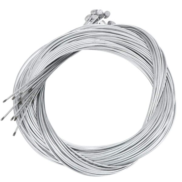 Electric Bicycle Brake Cable 20PCS Metal 2.5M Length 1.6mm Thick Rear Line Cycling Accessory VGEBY Enhance your electric bike with the VGEBY Electric Bicycle Brake Cable. Made of high-quality metal, this brake line offers durability and easy installation. Improve your braking performance with this reliable accessory.