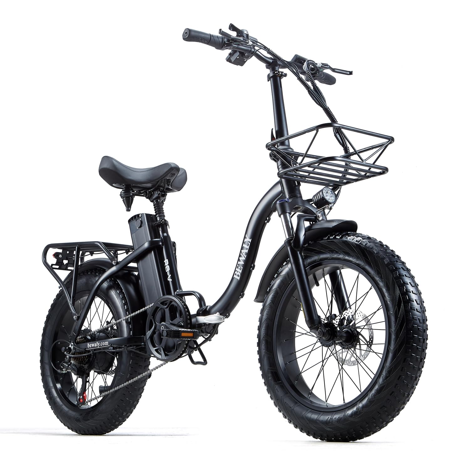 Electric Bike 750W Ebike 48V 15AH Commuter 20'' Fat Tire e-Bike Long ...