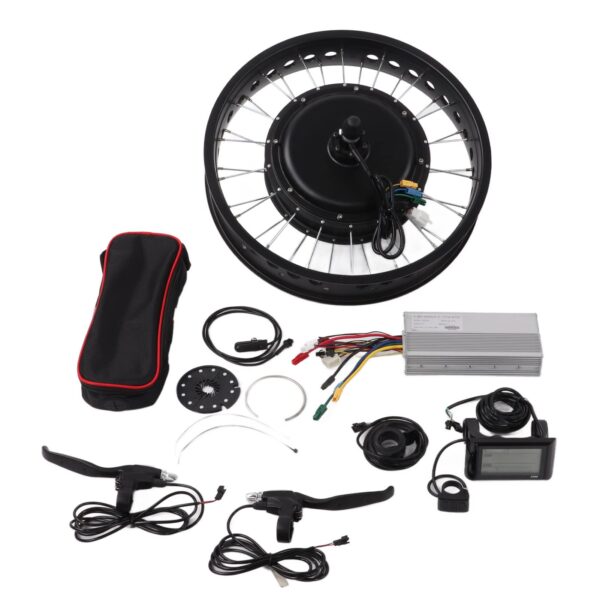 Electric Bike Conversion Kit 48V 1500W Hub Motor Waterproof 20 Inch Rear Wheel Dilwe Upgrade your bike with the Dilwe Electric Bike Conversion Kit for enhanced performance. Featuring high-quality metal construction, durable wires, and a heat-dissipating design for stable speed and control. Get yours now!