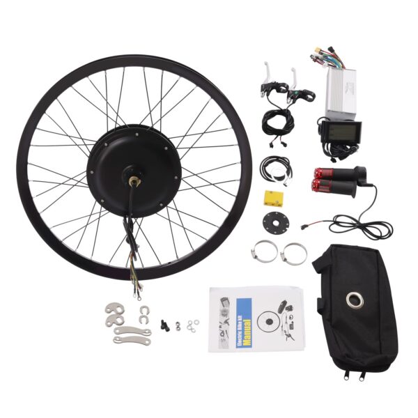 Electric Bike Rear Wheel Motor 72V 2000W Brushless Motor LCD Display, 9 ...