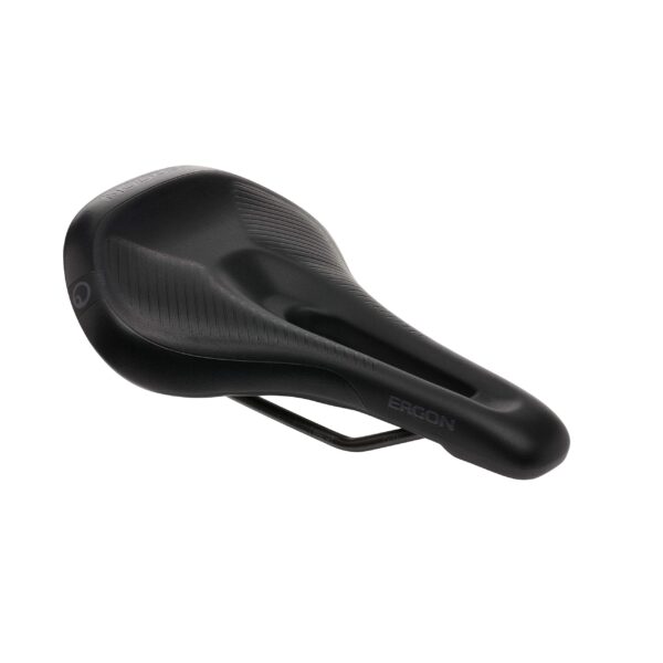 Ergon SM E MTB Sport Womens Saddle Size SM Dynamic Comfort Padding Tailored for women, this E-MTB-specific saddle offers comfort during prolonged climbs. OrthoCell inlays ensure optimal pressure distribution. Weighs 315g.