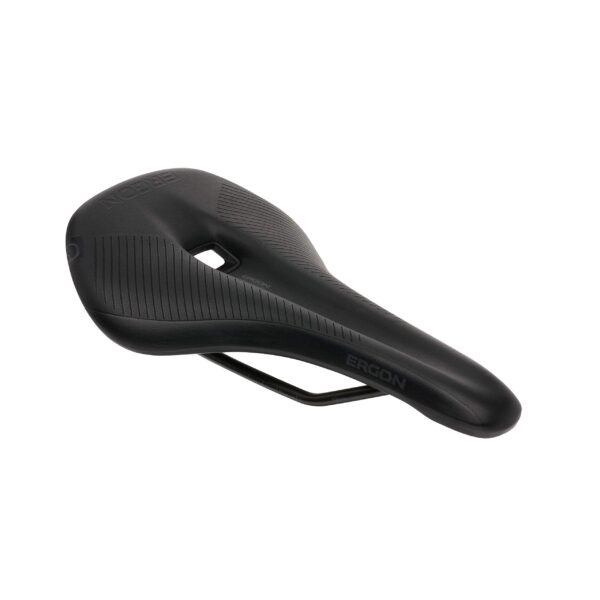 Ergon Sr Pro Mens Bike Saddle Size SM Mens 3.5 7.5Womens 5 9 Experience ultimate comfort with Ergon Sr Pro Men's Bike Saddle. Designed for forward tilted riding, the flat contour and Relief Channel cater perfectly to male anatomy. Orth cell material ensures durability & lightness. Y-shape enhances freedom of movement. Weight: 230g.