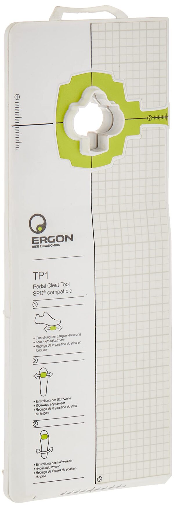 Ergon TP1 Cleat Tool for Shimano SPD Ergonomic Alignment Marking Aid Handbook Achieve optimal power transfer with Ergon TP1 Cleat Tool. Ensure accurate cleat alignment for more power, comfort, and efficiency. Easy to use for all riders.