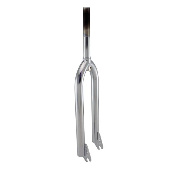 Fenix 26 Beach Cruiser Fork 1 Threaded Chrome Upgrade your cruiser with the Fenix 26' Beach Cruiser Fork. This ridged style fork in stunning chrome finish is designed to fit most 1' head tubes, ensuring a perfect match for your ride.