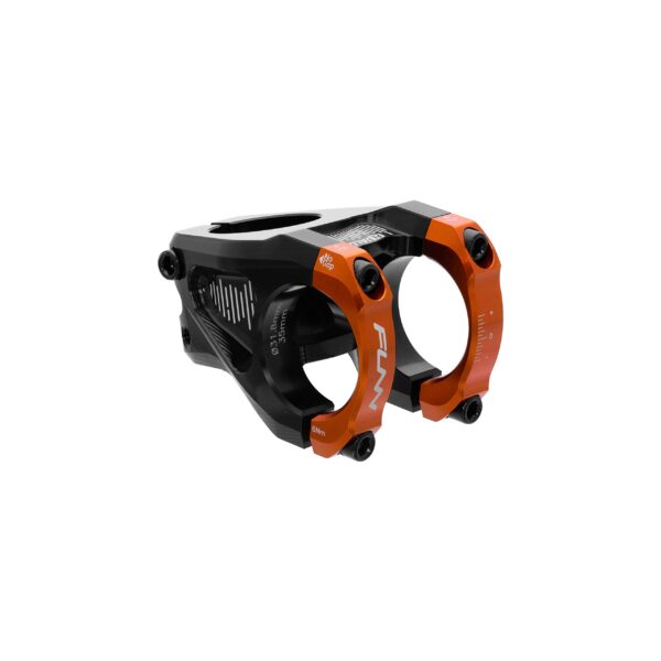 Funn Equalizer Bike Stem 31.8mm with 10mm Drop or Rise Durable Lightweight Alloy for Mountain BMX Customize your bike's handlebar height with the Funn Equalizer Bike Stem. Precision-engineered for strength and lightweight performance. Perfect for downhill, enduro, trail, and XC riders.