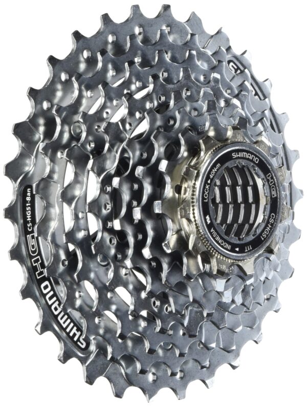 HG51 8 Speed Cassette SHIMANO 11 28T Original Parts for Optimum Performance Upgrade your bike with the HG51 8-Speed Cassette from SHIMANO in size 11-28T. This genuine Shimano part ensures perfect component compatibility for peak performance, safety, and durability.