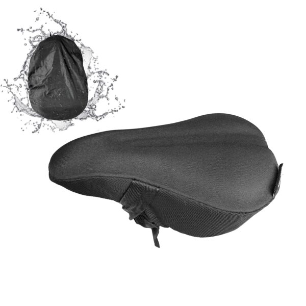 Himiway Gel Padded Bike Seat Cover for Women Men Eco Friendly Breathable Non Slip Waterproof Reflective Small Enhance your cycling experience with the Himiway Bike Seat Cover! Eco-friendly gel & foam padding for ultimate comfort. Breathable Lycra fabric reduces muggy feeling. Unique non-slip design for easy installation. Waterproof cover and reflective strip for added protection. Fits various bike types.