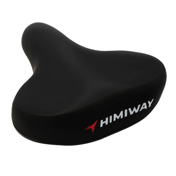 Himiway Oversized Bike Seat for Women Men Extra Soft Wide Bike Seat Cushion Breathable Corfortable Bicycle Seat Saddle for Peloton Stationary Exercise Mountain Road Bikes Get ultimate comfort with the Himiway Oversized Bike Seat. Ergonomically designed with high-density memory foam, shock absorption, and waterproof PU leather. Fits various bikes.