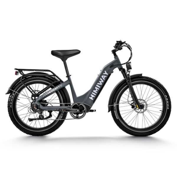 Himiway Zebra 26x4 Electric Bike 80Miles Range 48V 20Ah Battery 750W Ebike 400LBS Payload 25MPH 7 Speed Explore the upgraded Himiway Zebra D5 Electric Bike with enhanced torque sensor technology for effortless rides. Enjoy an 80-mile range, hydraulic brakes for safety, and a 2-year warranty.