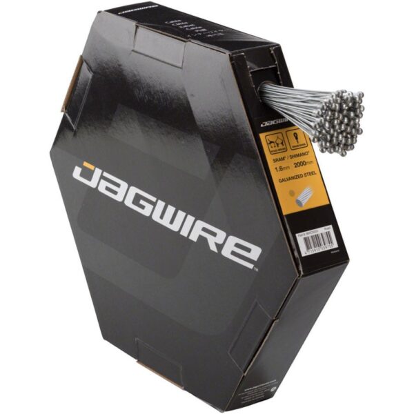 Jagwire Cables Silver 2000mm Length 1.6mm Diameter 100 Pack Efficiently organize your cables with Jagwire file boxes. Budget-friendly Basics brake cables. Compatible with Shimano/SRAM Road.