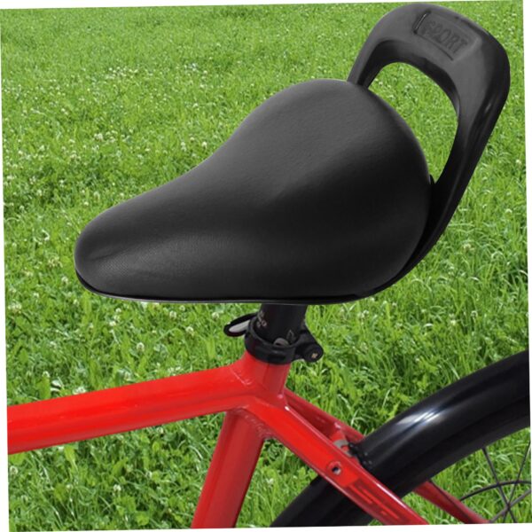 Kids Bike Seat Replacement Waterproof 7.9x5.3in Saddle Handled PU Bicycle Seat Stylish Curved Comebachome Upgrade your child's bike seat with this stylish and comfortable replacement from Comebachome. Waterproof, curved design, and convenient handle for easy adjustments.