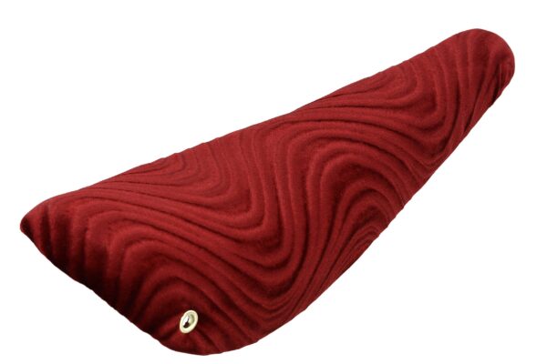 Lowrider 16 Banana Saddle Velour Red Bike Seat Bicycle Part Enhance your biking experience with the Lowrider 16' Banana Saddle Velour Red. This high-quality bike seat boasts a stylish design and comfortable velour material. Perfect for upgrading your ride, it offers a size of 14 3/4' in length and 4 3/4' in width. Stand out on the road with this vibrant red saddle that combines functionality with a touch of elegance.