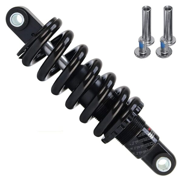 Mountain Bike Rear Shock Coil Spring Suspension 125150165190mm with Bushing and Screw 150Lbs to 2000Lbs Brand aiNPCde Size 150 Lbs Enhance your biking experience with this high-quality Mountain Bike Rear Shock. Choose from various sizes and enjoy improved shock absorption performance.