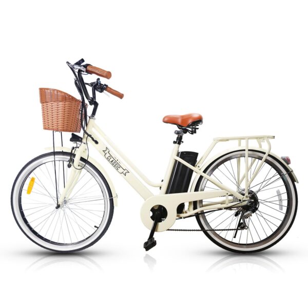 NAKTO Electric Bike 26 E Bikes for Adults 350W Motor 20MPH City Bike Front v Brake 36V 12AH Battery Experience freedom with the NAKTO Electric Bike! Equipped with a powerful 350W motor, removable 36V 12Ah battery, and reliable front v brake, this bike ensures a smooth and safe ride. Enjoy a comfortable and secure cycling experience day and night.