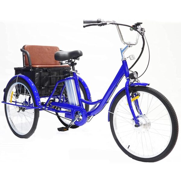 'OLIKED 3 Wheel Electric Bike for Adult with 350W Motor, 36V 12AH ...