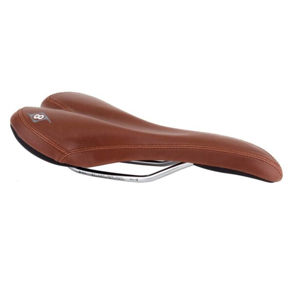 Origin8 Pro Uno S Gel Foam Saddle Classic Road Shape Feel Full Chromoly Rails Brown Size S Upgrade your ride with the Origin8 Pro Uno-S Gel Foam Saddle. Experience classic road shape and feel, with a gel foam internal material for enhanced comfort. Featuring contrasting stitched top and full chromoly rails in a stylish brown color. Ride in style and comfort.