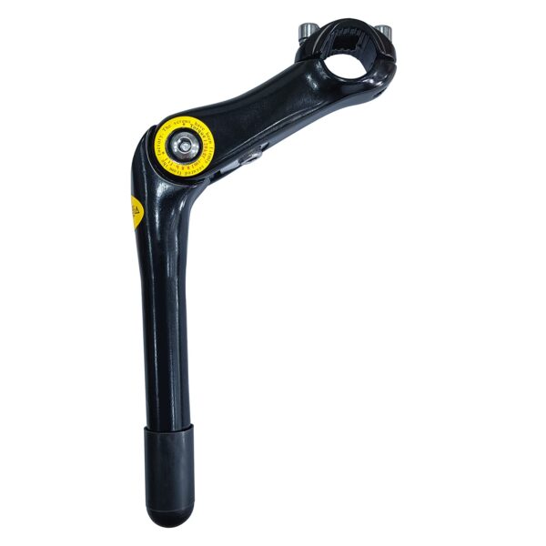 Quill Stem Adjustable 22.2mm Alloy Alum 110mm Beach Cruisers MTBs Gas Powered Bicycles DONSP1986 Black Enhance your biking experience with the DONSP1986 Quill Stem! Crafted from forged alloy alum, this stem offers adjustable angles from 0° to 90°, a 180mm quill length, and a 22.2mm bar clamp. Compatible with handlebars of 25.4mm diameter, this sleek black stem is a must-have for cyclists seeking versatility and durability.