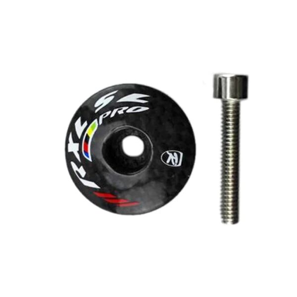 RXL SL Carbon Fiber Bicycle Stem Headset Top Cap 3K Glossy 28.6mm Carbon Fiber Alluminum Bolt Height 8mm Enhance your bike with the RXL SL Carbon Fiber Bicycle Stem Headset Top Cap. Lightweight at 6g, it fits 1-1/8' road and mountain bike stems.