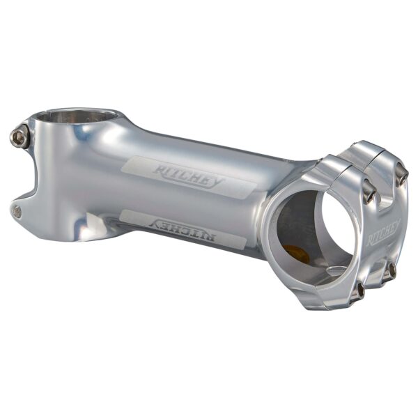 Ritchey Classic Stem Polished Silver 100 mm Ritchey Coated chromoly hardware Stem body forged 2014 aluminum Bar Clamp 31.8 Quicker installation with Ritchey Classic Stem-Polished Silver 100 mm. 3D forged alloy body, 5Nm max torque, 4mm coated CrMo steel bolts.