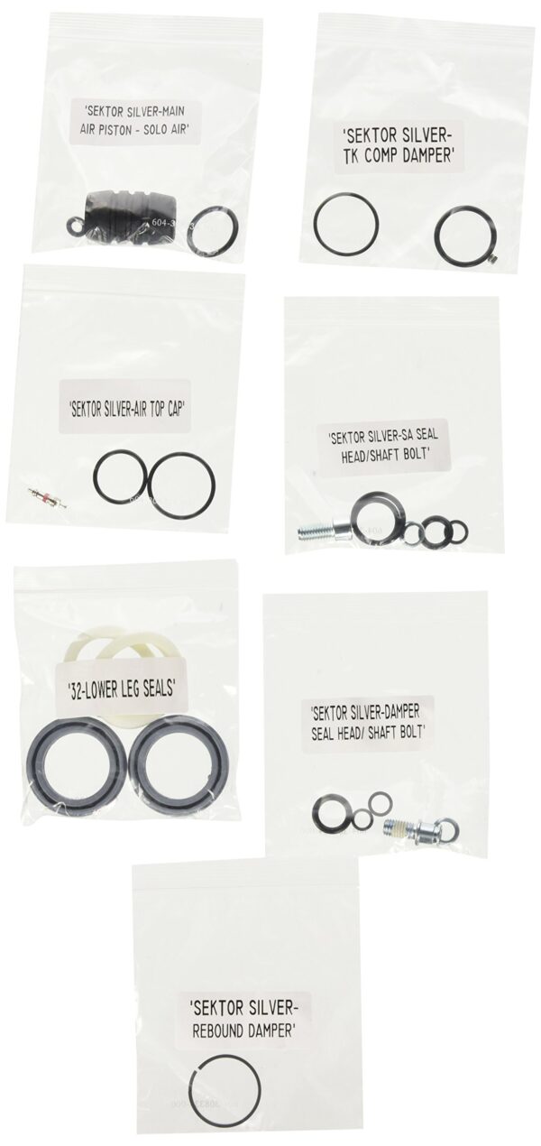 RockShox Fork Service Kit for Sektor Silver Solo Air A1 Enhance your RockShox Sektor Silver Solo Air A1 with this complete service kit. Includes Solo Air and damper seals for optimal performance.