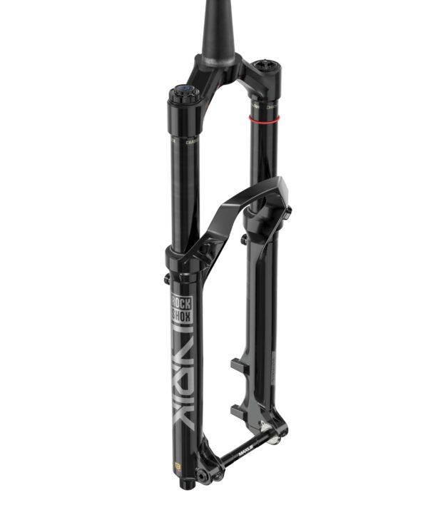 RockShox Lyrik Ultimate Charger 3.1 RC2 Suspension Fork 29 150 mm 15 x 110 mm 44 mm Offset Gloss Black D2 Experience the ultimate in suspension performance with the RockShox Lyrik Ultimate Charger 3.1 RC2 Fork. Personalized Flight Attendant system, refined Charger 3.1 damper, ButterCups technology, and DebonAir+ air spring offer unmatched control, comfort, and customization. Elevate your ride today.