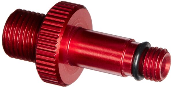 RockShox Monarch Air Valve Adapter Tool Red For RockShox Monarch Rear Shocks Efficiently service your RockShox Monarch shocks with this red air valve adapter tool. Pressurize Internal Floating Pistons accurately for leak repairs, rebuilds, or replacements.