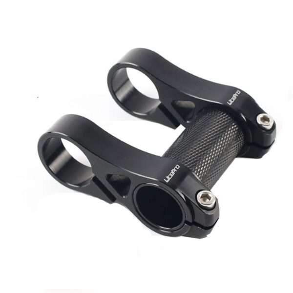 SENQI Adjustable Double Stem Folding Bike Stem BMX Riser Bicyle Handlebar BSB036 Enhance your biking experience with the SENQI Adjustable Double Stem Folding Bike Stem BMX Riser. This dual stem offers an adjustable S95 offset for folding bikes, ensuring a comfortable ride. Available in Black, Red, and Silver, this stem is a perfect fit for handlebars with clamp diameters ranging from 25.1mm to 26.5mm and fork clamp diameters of 28.6mm. Elevate your cycling adventure with this high-quality and versatile accessory.