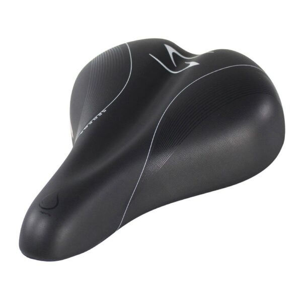 SERFAS WOMENS ELEMENT REACTIVE GEL BICYCLE SADDLE Gel Top Layer Deep Groove Design Lycra Cover Waterproof Experience ultimate comfort with the SERFAS WOMEN'S ELEMENT REACTIVE GEL BICYCLE SADDLE. Featuring a gel top layer for frictionless comfort and a deep groove design for soft tissue protection, this saddle is designed to enhance your cycling experience. The Lycra cover adds durability and style to this all-weather saddle, making it 100% waterproof for your convenience.