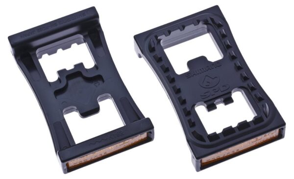 SHIMANO PD22 Pedal Platform Pair Black 3.5 x 2.25 Enhance your biking experience with the SHIMANO PD22 Pedal Platform Pair. Designed for comfort and safety, featuring reflectors for night visibility. Easy snap-on installation. Perfect for Mountain Bike, XC, All Mountain, Urban, and Ride.