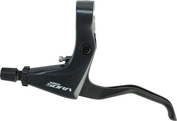 SHIMANO R3000 SORA BRAKE LEVER FLAT BAR BRAKES BLACK LEFT FRONT SHIMANO 1109913 Enhance your road bike's braking performance with the SHIMANO R3000 SORA Brake Lever Set. Compatible with various brake types, this black left front lever ensures precise control and reliability for a smooth ride.