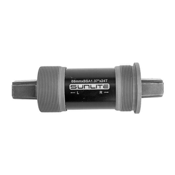 SL 26 Sunlite Sealed BB Set 68 x 103mm Steel Cups Chromoly Spindle Upgrade your bike with the SL-26 Sunlite Sealed Bottom Bracket Set. Made of durable steel with sealed bearings, this set includes steel cups and a chromoly spindle for smooth rides. Equivalent to SHIMANO BB-UN26.