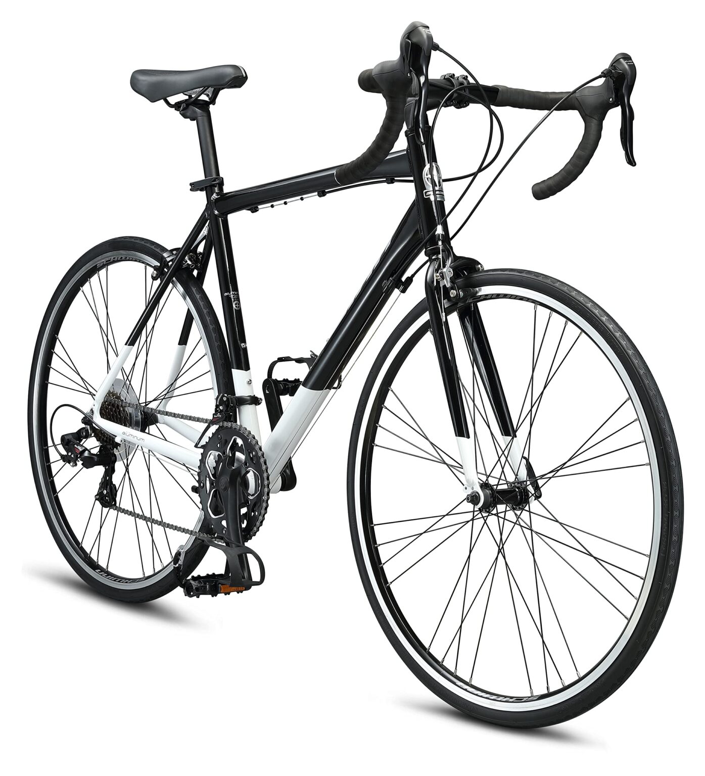 Schwinn Phocus Road Bike Aluminum Frame 700c Wheels, Multiple Speed Drivetrain, Carbon Fiber