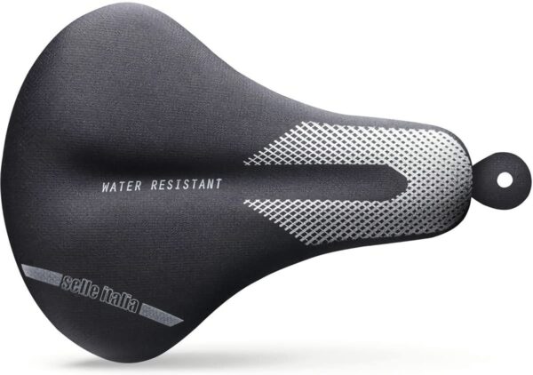 Selle Italia Comfort Booster Seat Cover Black M Enhance your biking experience with the Selle Italia Comfort Booster Seat Cover in Black. Featuring gel padding for ultimate comfort, water-resistant material, and a sleek design. Available in various sizes.