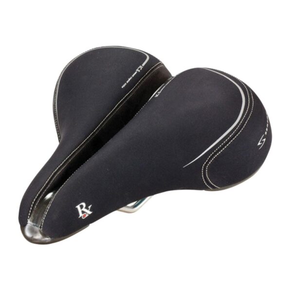 Serfas RX Cruiser Bicycle Saddle CR RXL 90 Day Comfort Guarantee I.C.S. System Dual Density Base Experience the ultimate ride with the Serfas RX Cruiser Bicycle Saddle. Featuring a 90-Day Comfort Guarantee, Patented I.C.S. Infinite Comfort System, and Dual Density base technology, this saddle is designed for upright recreational riding. Enjoy the comfort of the RX & Deep Groove designs, rear elastomer suspension, and supported comfort with ICS Technology. Trust Serfas’ 20-plus year commitment to quality and performance for a rider-approved experience.