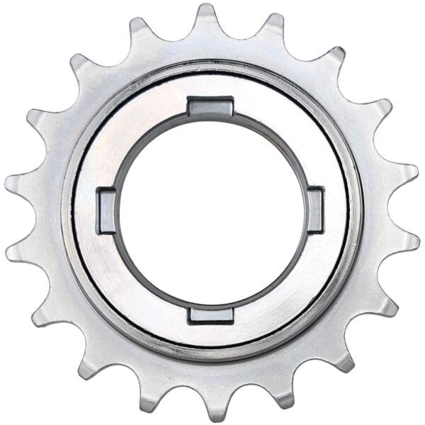 Single Speed Bike Bicycle Freewheel 16 Teeth for 12x332 CyclingDeal Upgrade your biking experience with this Single Speed Bike Bicycle Freewheel from CyclingDeal. Compatible with Shimano type freewheel cassette, this high-quality freewheel features 16 teeth for 1/2'x3/32' chains. Made of hardened steel, it ensures durability and longevity. The quality ball bearings offer smooth rolling performance. Order now and enjoy a worry-free ride with a 1-year warranty included.