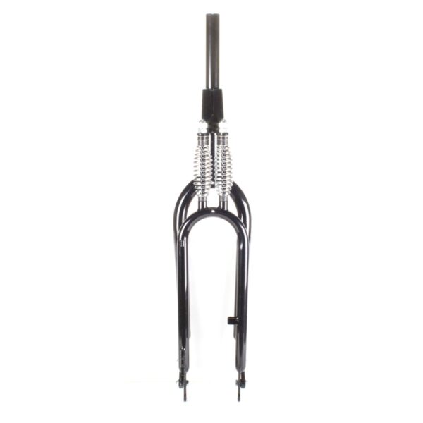 Sunlite Deluxe 26 Springer Replica Fork 1 18 Threadless Enhance your vintage cruiser with the Sunlite Deluxe 26' Springer Replica Fork. Monark style linkage design, full chromoly construction, and compatibility with disc or drum brakes (160mm Max rotor).