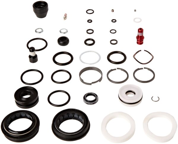 Suspension Fork Service Kit Full SID Reba Solo Air 2012 2016 The RockShox SID and Reba 2013-14 full service kit is perfect for detailed service work on your SoloAir A2-A3 fork. Includes O-rings, glide rings, air valve caps, air valves, c-clips, bottom out bumpers, and crush washer.